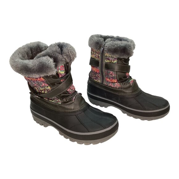 Winter Boots With Thinsulate Insulation & Faux Fur Lining Women’s Size 5 - Picture 2 of 10